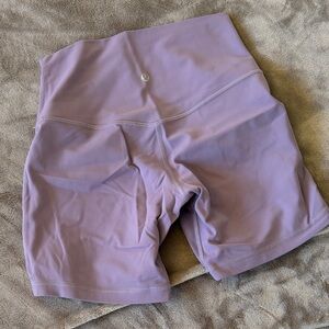 lululemon athletica Women's Lavender Bike Shorts